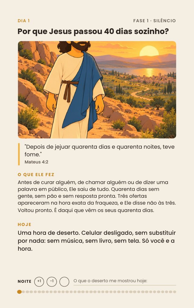 Página do dia 1